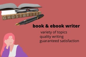 write, ghostwrite, edit 10k words books, ebooks, short story