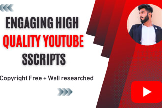 write engaging youtube video scripts