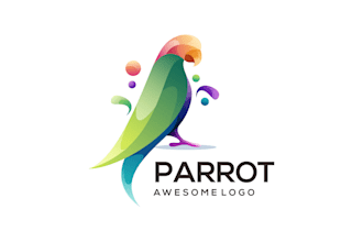 simple colorful logo for company
