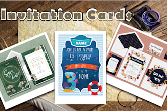 design magnificently customized invitation cards