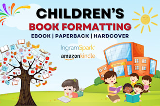 format your childrens book for amazon paperback and ingram spark