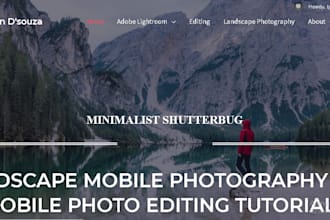 create a professional looking website for you on wordpress