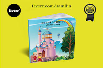 design a professional book cover or ebook cover illustration