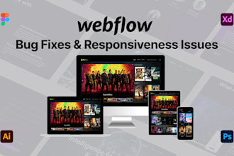 fix webflow bugs in your webflow website as a webflow expert, webflow developer