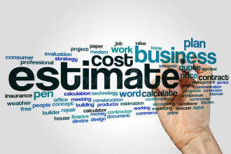 prepare material takeoff and cost estimate on planswift, bluebeam for all trades