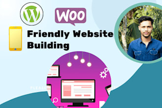 build wordpress website with mobile friendly and SEO friendly