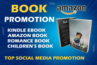 do organic amazon book promotion and kindle ebook marketing