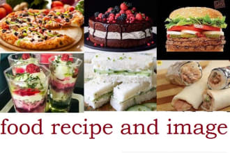 make professional cooking food recipe with image