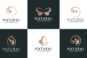 create makeup, eyelash, beauty spa and cosmetic logo design