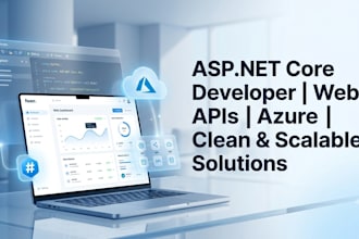 develop asp dotnet core web API and custom web applications