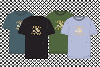design tee shirt for bulk or short quantity