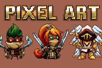 create any pixel art of your choice