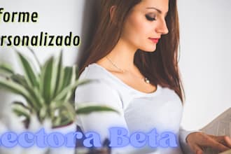seré lectora beta de tu historia o libro en español