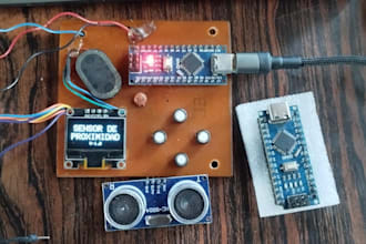 design and program custom arduino nano or esp32 iot projects
