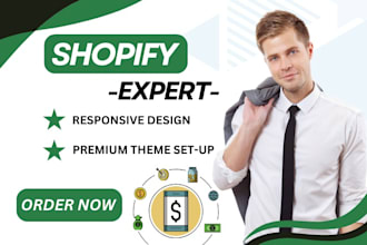 be your shopify expert for online dropshipping store