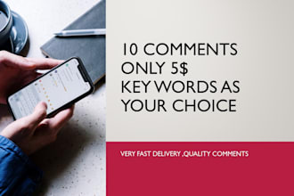 write quality comments  on your  blog