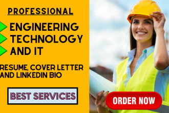 write your ats compliant engineering, technical, IT resume