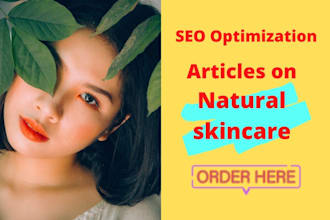 write SEO skin care and beauty articles and blog posts