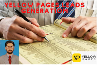 do yellow pages data scraping of USA for b2b email leads within one day