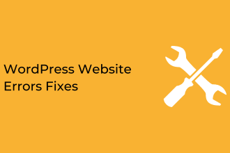 fix wordpress error, issues, or bugs