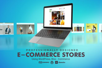 do responsive wordpress website design, ecommerce website