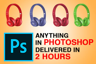 edit enhance all type of images in one hour