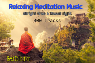 give 60 one hour meditation music for commercial