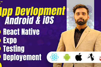 develop android and ios apps with react native and expo
