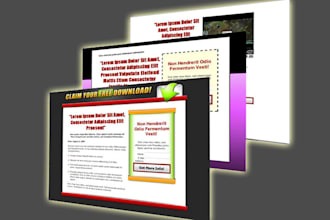 create landing pages
