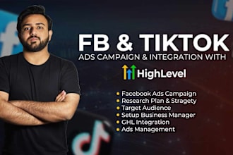 create your fb ads campaigns and integrate it with ghl