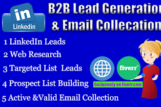 do b2b lead generation, targeted email collection