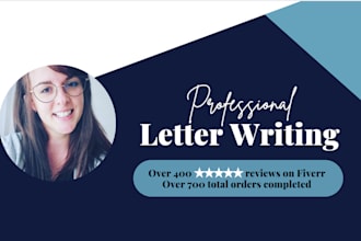 write an impactful, professional letter