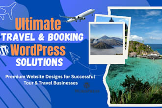 develop a wordpress travel and hotel booking website