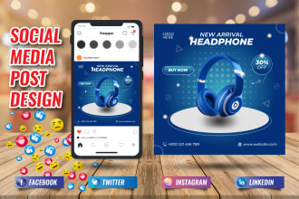 design social media posts, ads, web banners for facebook, instagram