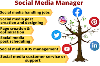 be your social media manager and marketing assistant
