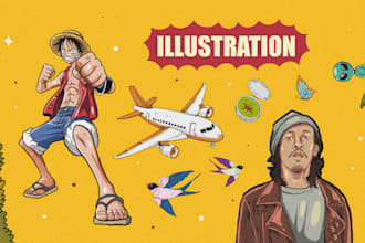 draw people illustration or object, nature, animal, portrait