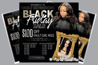 design an outstanding halloween, black friday and fashion show flyers for you