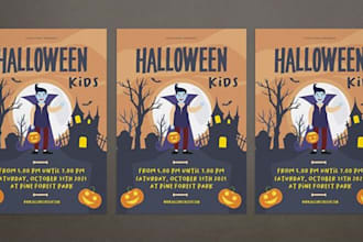 do halloween party premium flyer