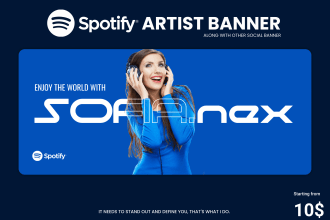 design an outstanding spotify banner for your artist profile