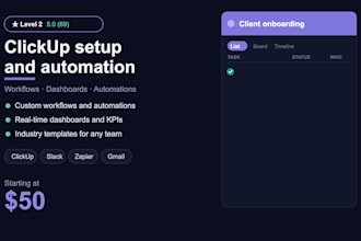 build a custom clickup system with automation and dashboard