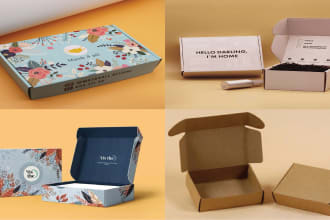 do custom mailer box and custom product packaging design