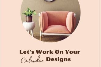 design custom calendar, planner and journal