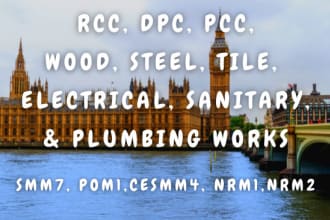 be quantity surveyor and boq expert for your next project