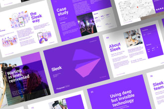 create corporate or business powerpoint presentation design