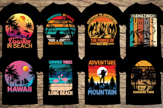 do custom t shirt design, bulk t shirt design, vintage t shirt for you