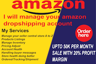 manage your amazon and walmart dropshipping store