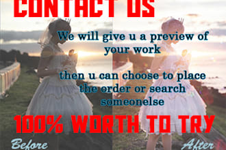 do some profession photo editing for you