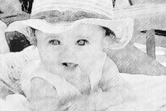 sketch editing any photos, and i will do images effect, products colour change