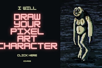 design your pixel art character