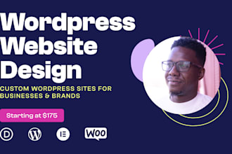 design or redesign your wordpress website